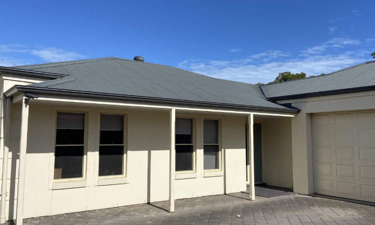 An image of a suburban house with a garage door - SIL vacancy in Brighton