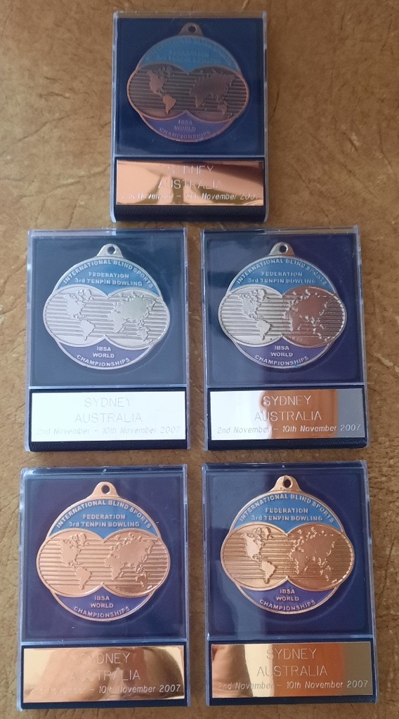 Two gold, Two Silver and One Bronze Meals from the 2007 IBSA World Championships